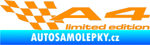 Samolepka A4 limited edition levá oranžová