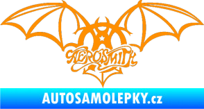 Samolepka Aerosmith 001 oranžová