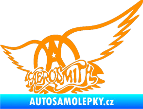 Samolepka Aerosmith 002 oranžová