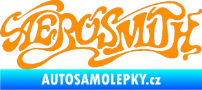 Samolepka Aerosmith 004 oranžová