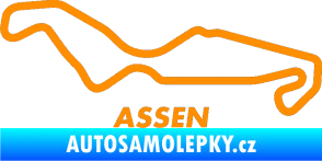 Samolepka Okruh Assen oranžová