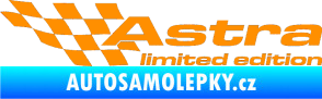 Samolepka Astra limited edition levá oranžová