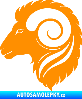 Samolepka Beran 001 levá  oranžová