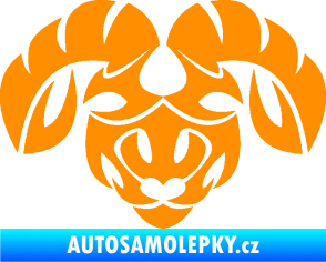 Samolepka Beran zvěrokruh 003  oranžová