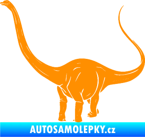 Samolepka Brachiosaurus 002 levá oranžová
