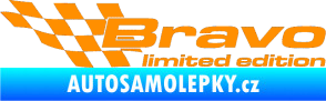 Samolepka Bravo limited edition levá oranžová