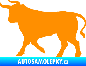 Samolepka Býk 011 levá oranžová