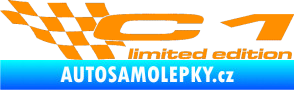 Samolepka C1 limited edition levá oranžová