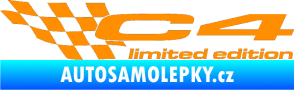Samolepka C4 limited edition levá oranžová