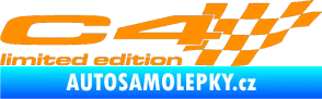 Samolepka C4 limited edition pravá oranžová