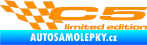 Samolepka C5 limited edition levá oranžová