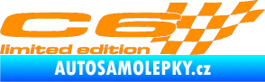 Samolepka C6 limited edition pravá oranžová