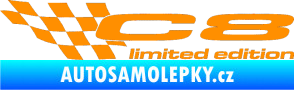 Samolepka C8 limited edition levá oranžová