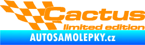 Samolepka Cactus limited edition levá oranžová
