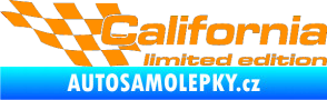 Samolepka California limited edition levá oranžová