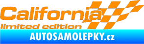 Samolepka California limited edition pravá oranžová