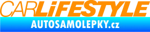 Samolepka Car Life Style oranžová
