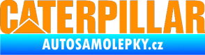 Samolepka Caterpillar - jedna barva oranžová
