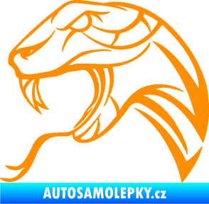 Samolepka Cobra 002 levá oranžová