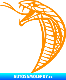 Samolepka Cobra 005 levá oranžová