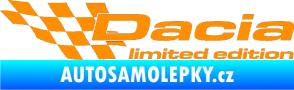 Samolepka Dacia limited edition levá oranžová