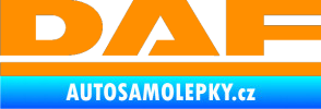 Samolepka DAF oranžová