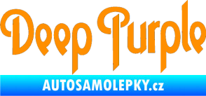 Samolepka Deep Purple oranžová