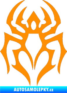 Samolepka Pavouk 007 oranžová