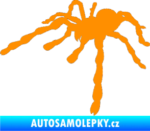Samolepka Pavouk 013 - levá oranžová