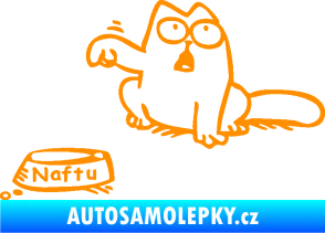 Samolepka Dolej naftu - levá oranžová