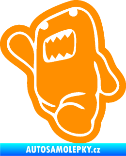 Samolepka Domo 013 levá běžící oranžová