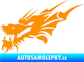 Samolepka Dragon 001 levá oranžová