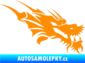 Samolepka Dragon 001 pravá oranžová
