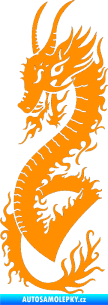 Samolepka Dragon 003 levá oranžová