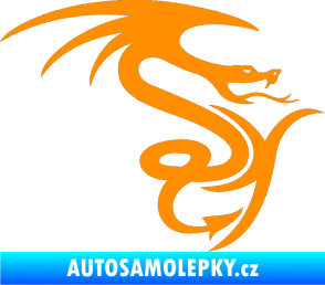 Samolepka Dragon 006 pravá oranžová