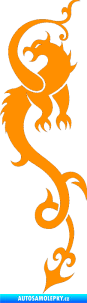 Samolepka Dragon 008 levá oranžová