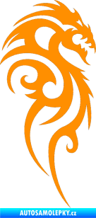 Samolepka Dragon 016 pravá oranžová