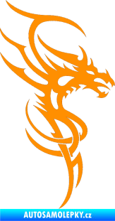 Samolepka Dragon 017 pravá oranžová