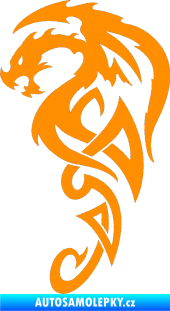 Samolepka Dragon 018 levá oranžová