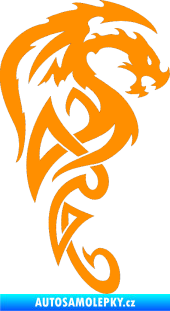 Samolepka Dragon 018 pravá oranžová