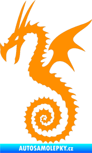 Samolepka Dragon 020 levá oranžová