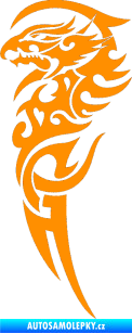 Samolepka Dragon 025 levá oranžová