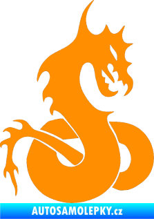 Samolepka Dragon 031 pravá oranžová