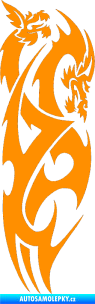 Samolepka Dragon 032 pravá oranžová