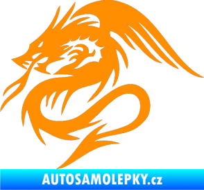 Samolepka Dragon 039 levá oranžová