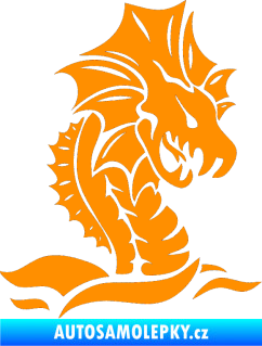 Samolepka Dragon 040 pravá oranžová
