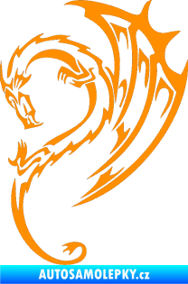 Samolepka Dragon 043 levá oranžová