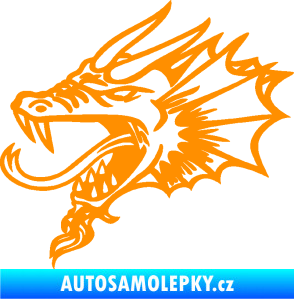 Samolepka Dragon 046 levá oranžová