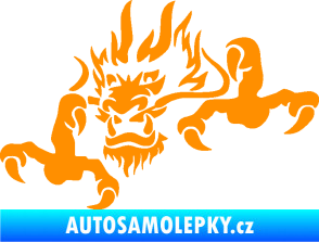 Samolepka Dragon 049 levá oranžová