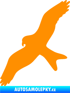 Samolepka Dravec na sklo 002 levá oranžová